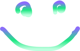 gradient smiley face